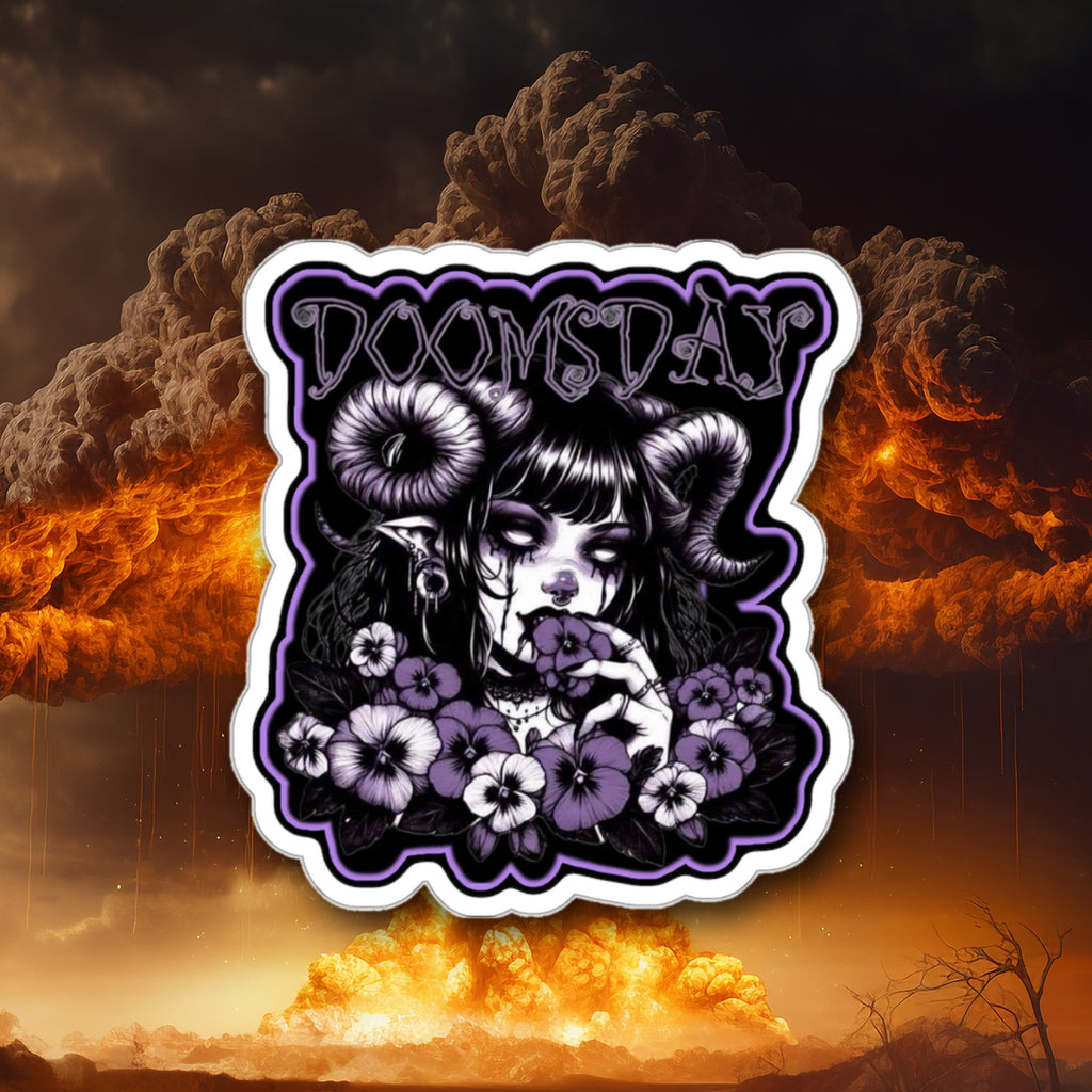 Petal Demon Sticker - Doomsday Inc.