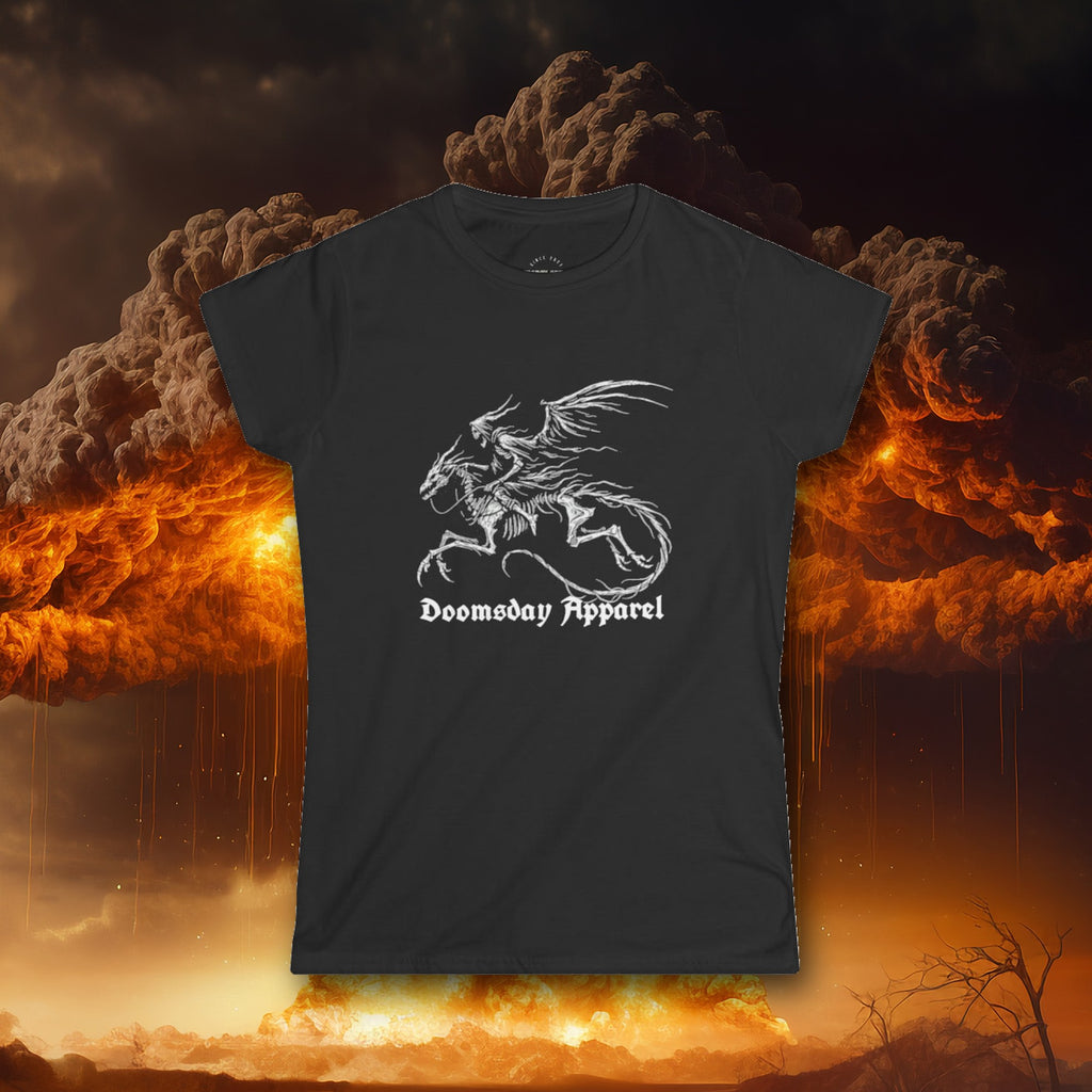 Bone Dragon Women's Fitted Tee - Doomsday Inc.