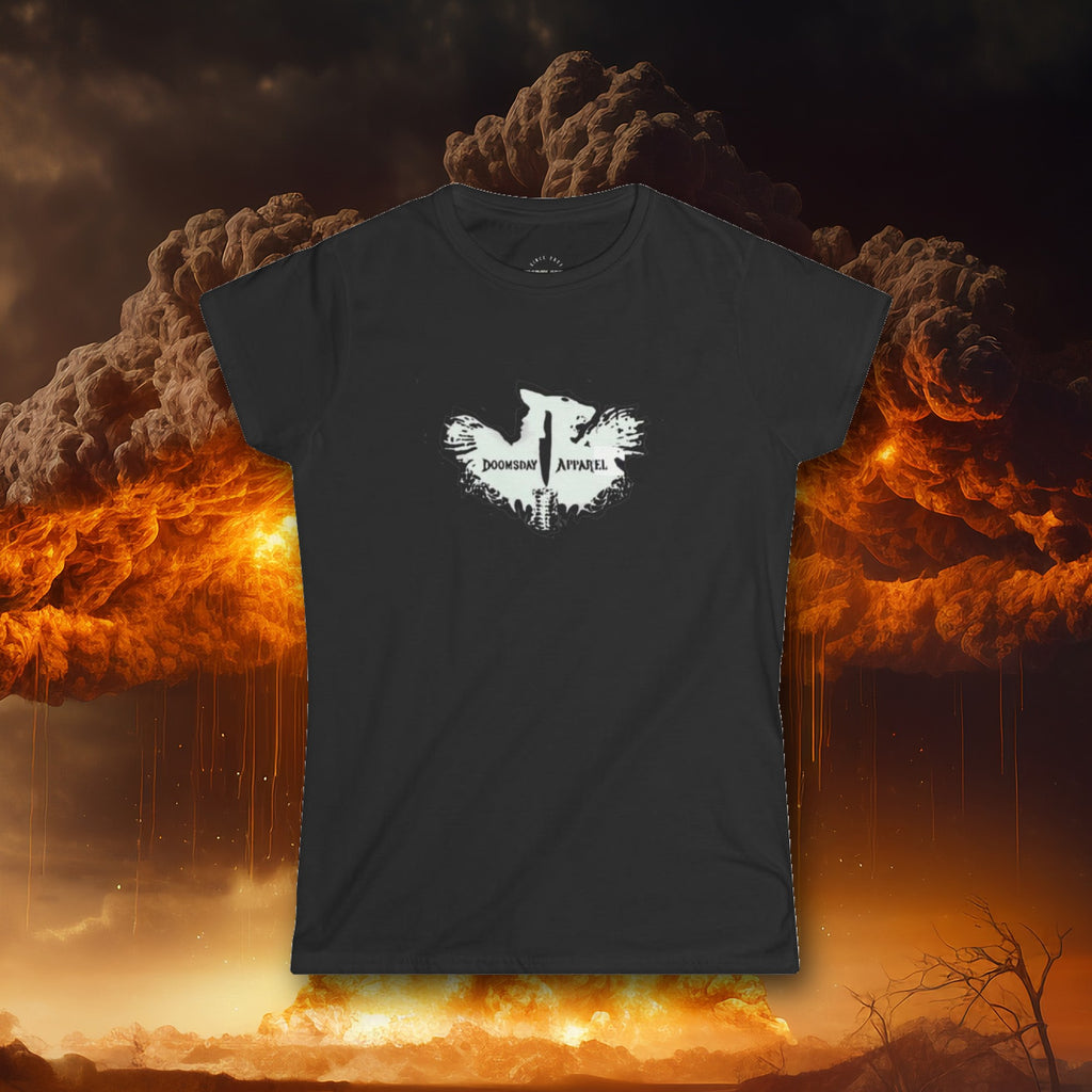 Wolf Crest Women's Fitted Tee - Doomsday Inc.