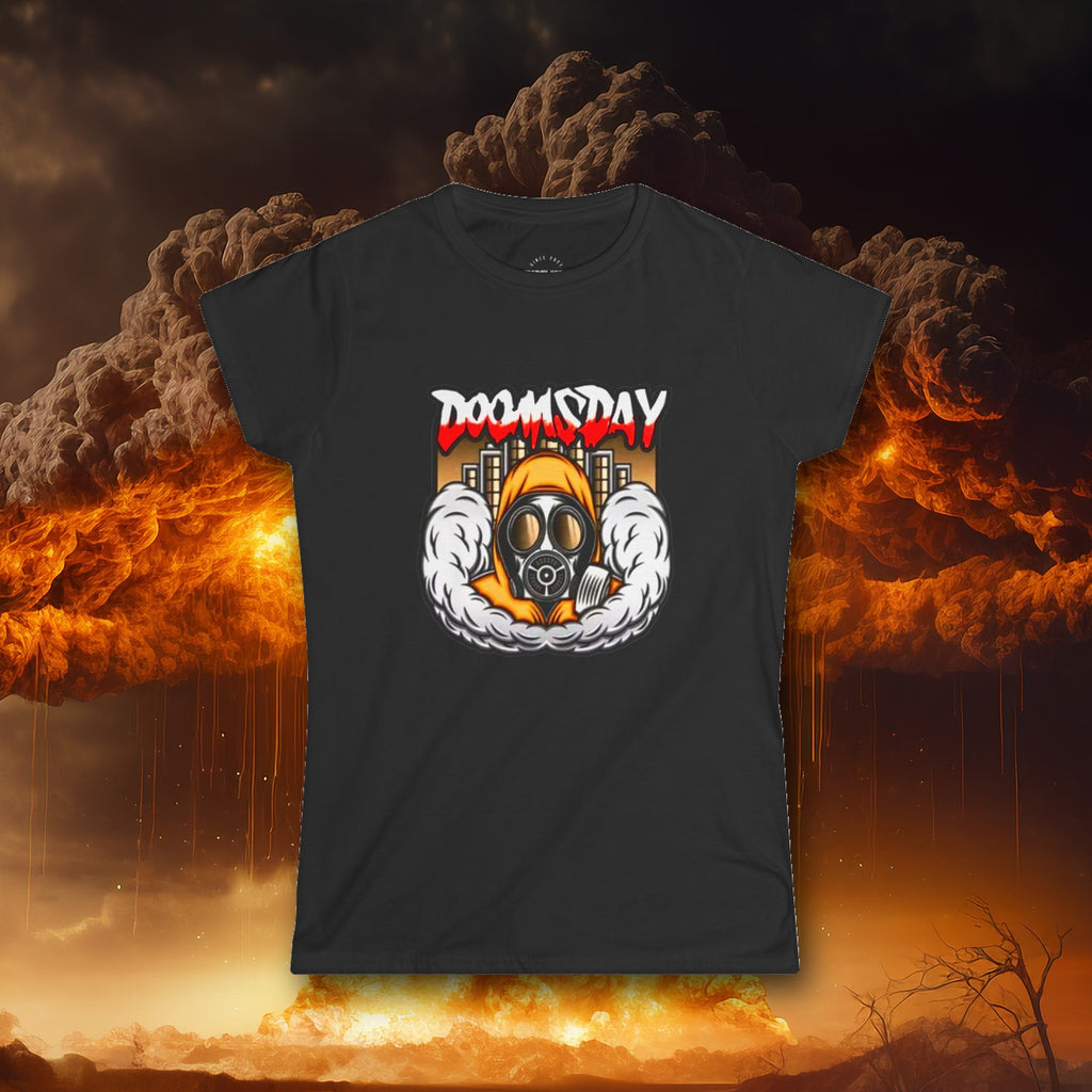 Toxic Skyline Women's Fitted Tee - Doomsday Inc.