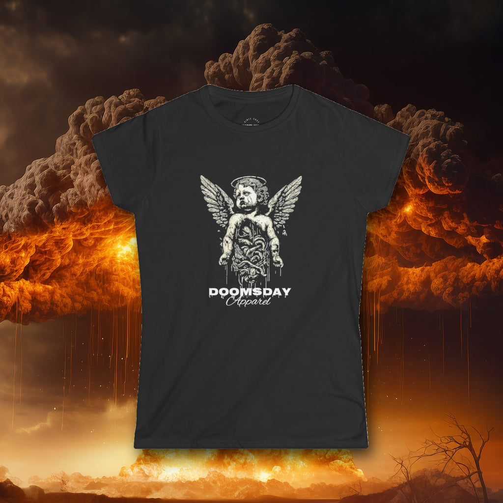 Fallen Cherub Women's Fitted Tee - Doomsday Inc.