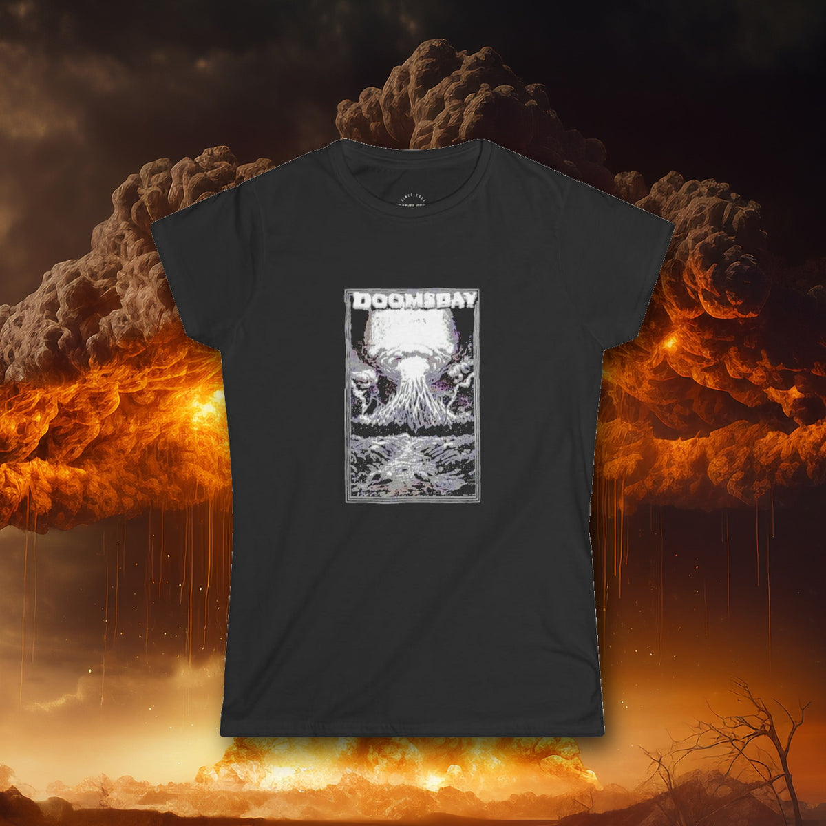 Fallout Valley Women's Fitted Tee - Doomsday Inc.