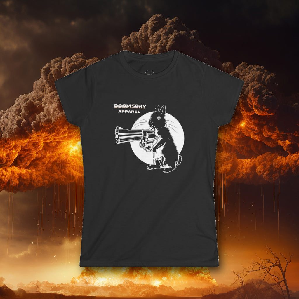 Hare Trigger Women's Fitted Tee - Doomsday Inc.