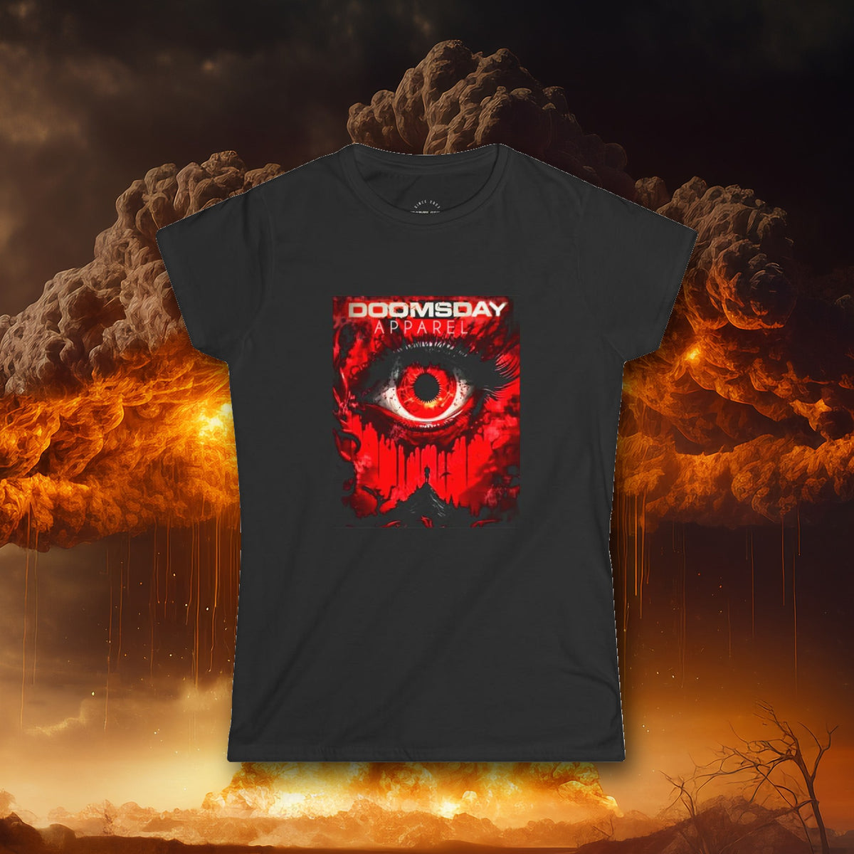 The Eye Sees All Women's Fitted Tee - Doomsday Inc.
