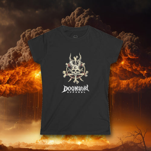 Bone Crown Women's Fitted Tee - Doomsday Inc.