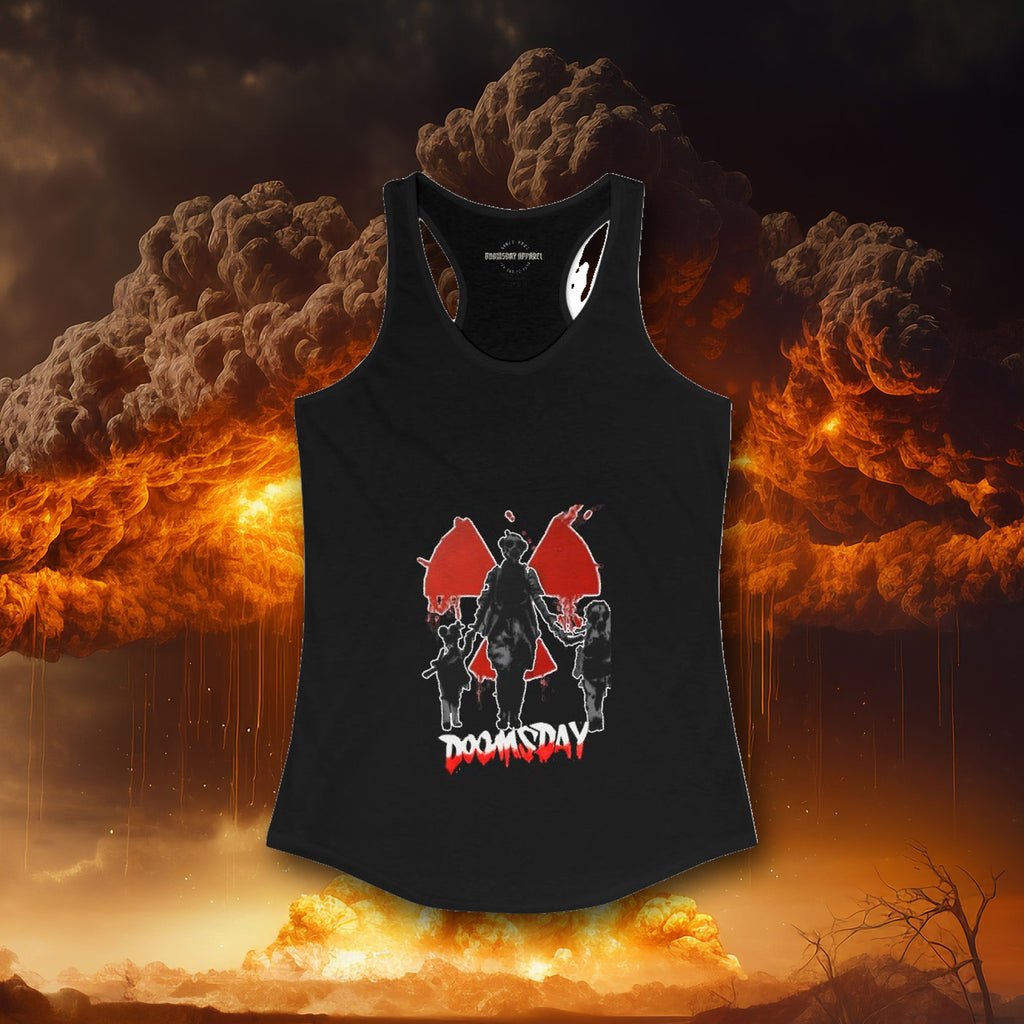 Gas-Mask Family Radiation Women's Tank - Doomsday Inc.