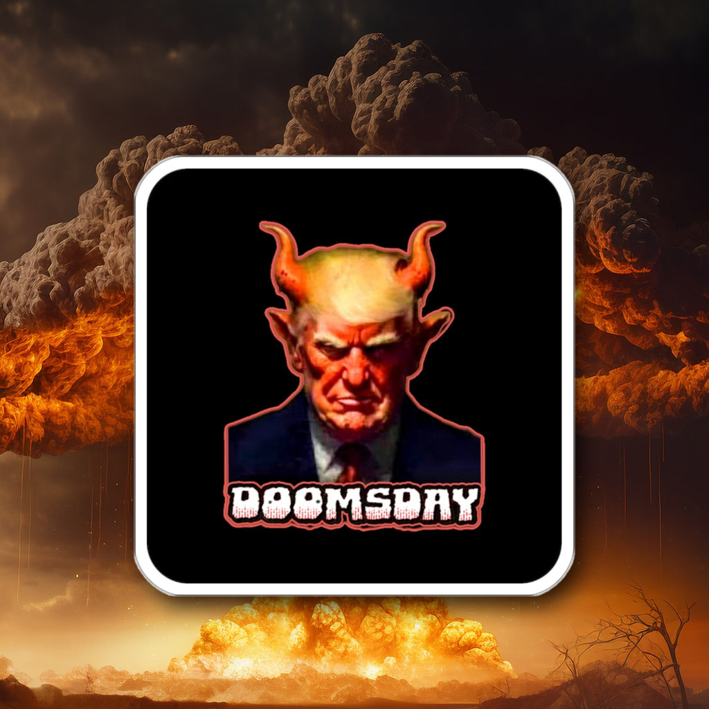 Devil Trump Sticker - Doomsday Inc.