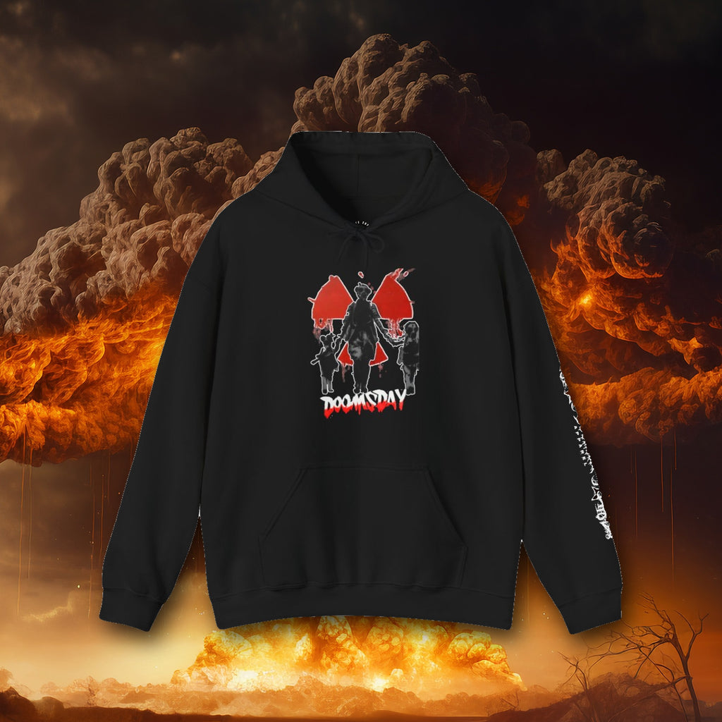 Gas-Mask Family Radiation Hoodie - Doomsday Inc.