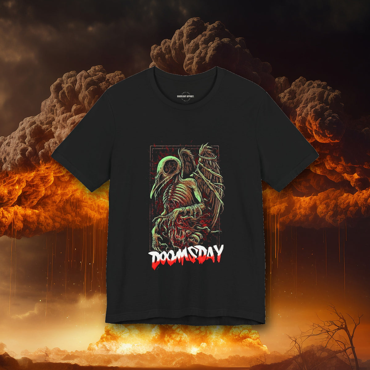 Skeleton Bird Tee - Doomsday Inc.