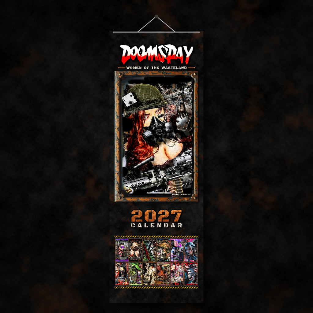 Women of the Wasteland 2027 slim calendar cover