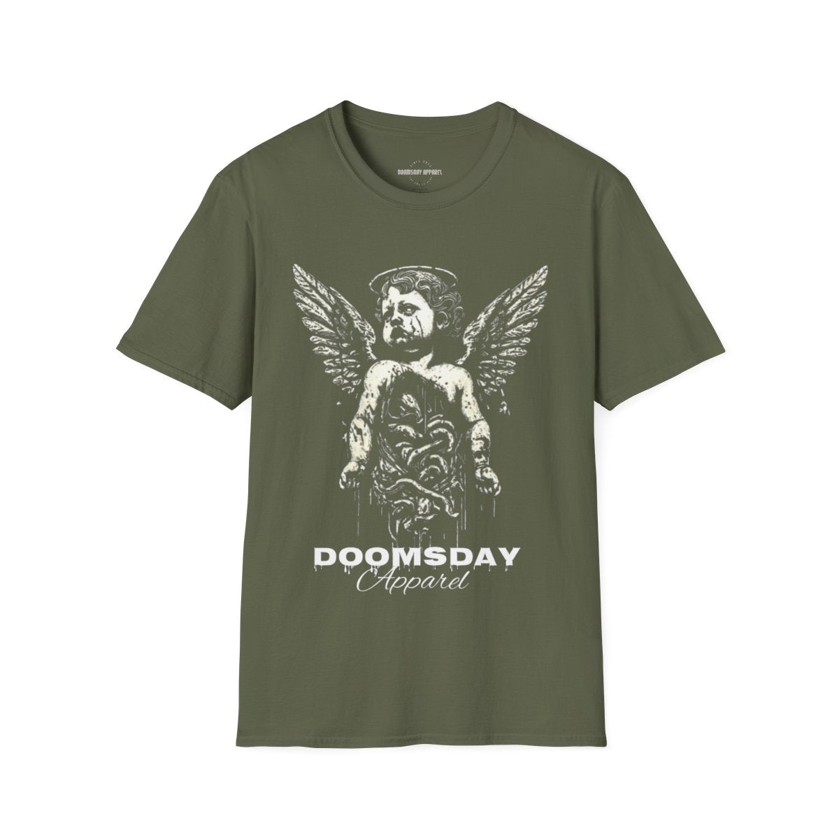 Fallen Cherub Tee - Military Green